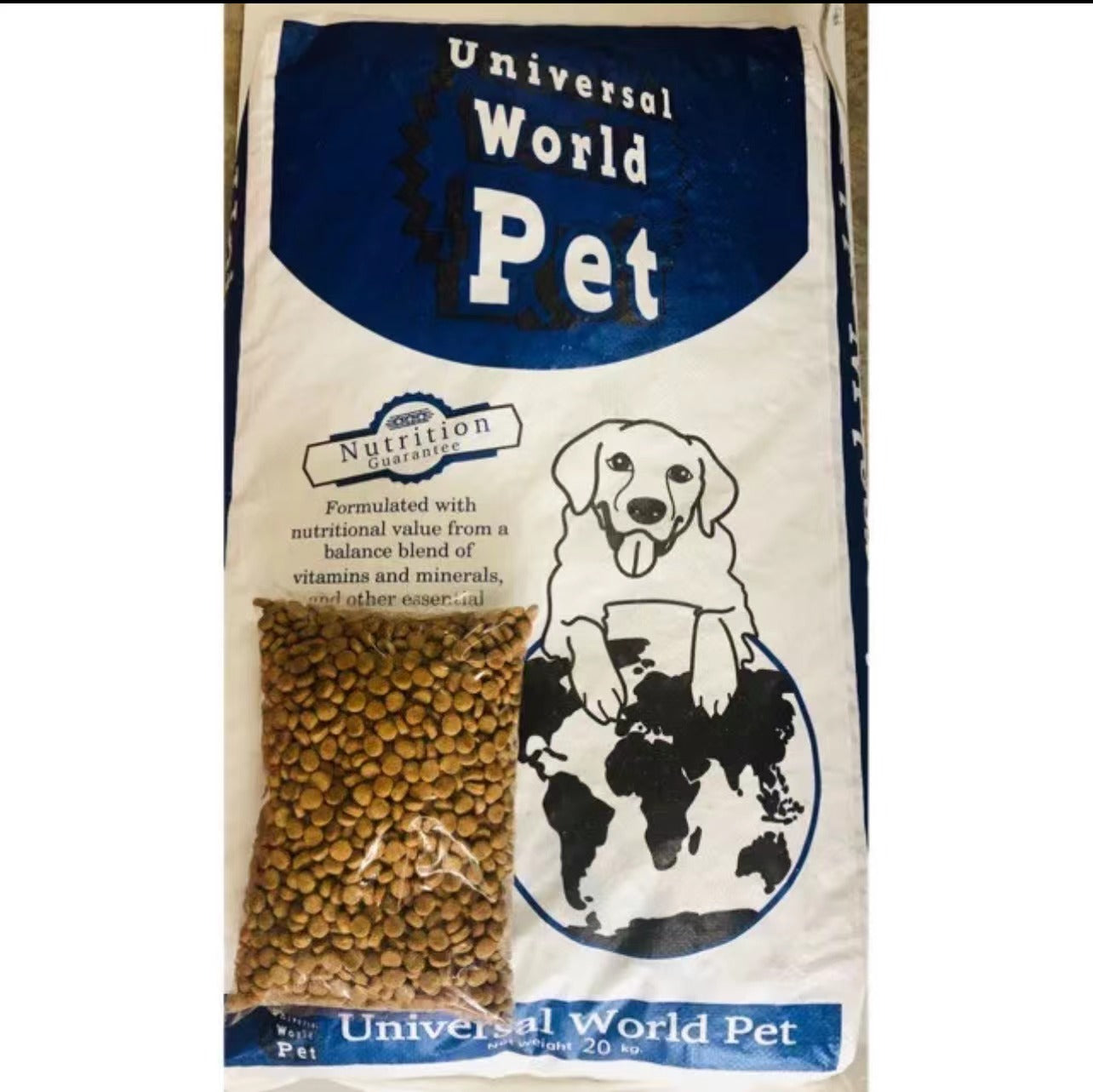 [Food of Love] Donate to Us dog food--Universal world pet dog food 50lb. Bag